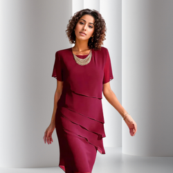 Clara - Vestito scivolato in Silk Mousseline
